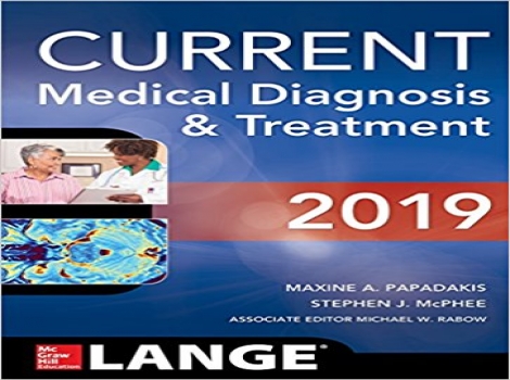 دانلود کتاب تشخیص و درمان پزشکی کارنت CURRENT Medical Diagnosis and Treatment 2019 58 ED