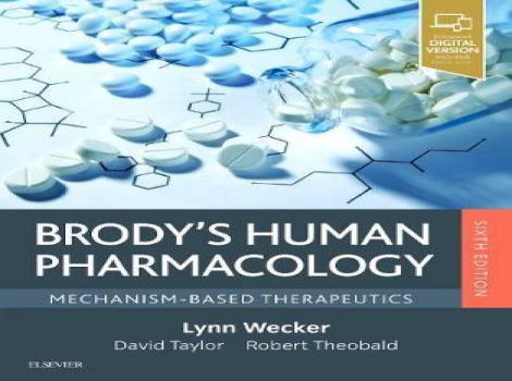 دانلود کتاب فارماکولوژی انسان برادی Brody's Human Pharmacology 6th Edition