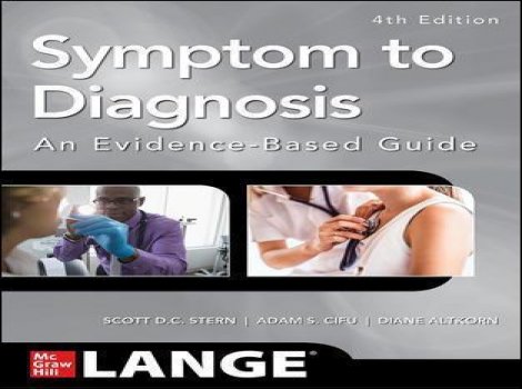 دانلود کتاب علائم تشخیص: راهنمایی مبتنی بر شواهد Symptom to Diagnosis An Evidence Based Guide 4th Edition