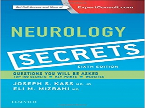 دانلود کتاب اسرار و ناگفته های مغز و اعصاب Neurology Secrets, 6ED